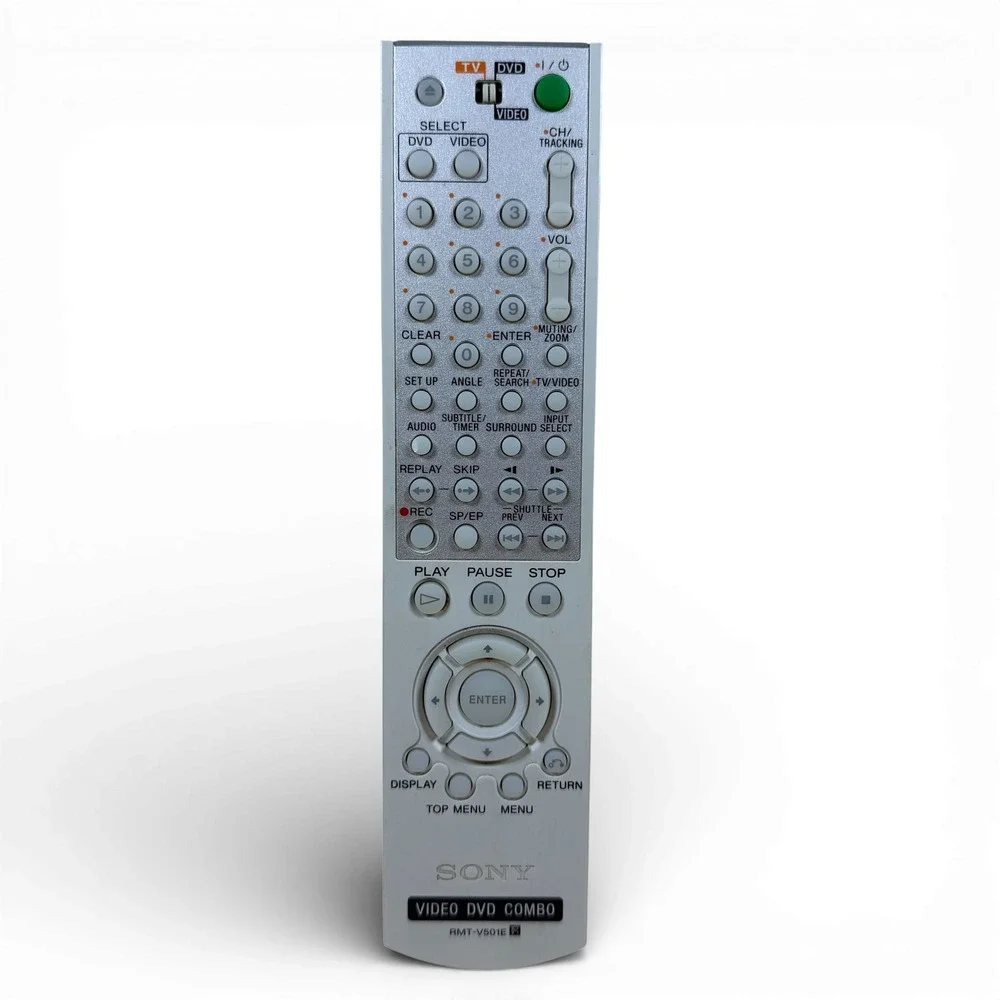 Sony RMT-V501E DVD VCR‎ Combo Remote Control For SLV-D370P, SLV-D360P, SLV-D271P
